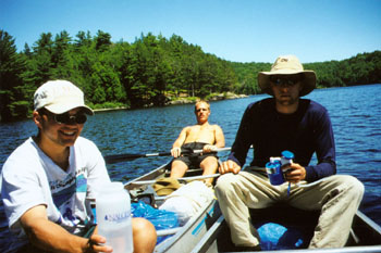 water break, Trout Lake