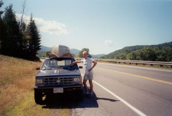 on the road to Quebec