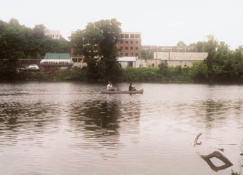 paddling downriver
