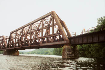 an old railroad bridge