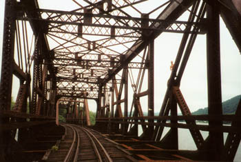 an old railroad bridge