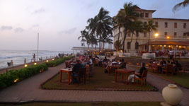 evening at the galle face hotel