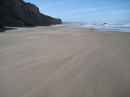 wind-blasted sand