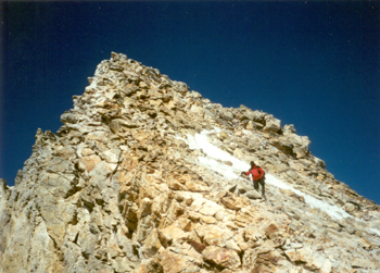 Jeremy near the summit