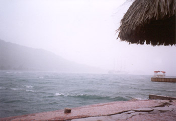 squalls in Moorea