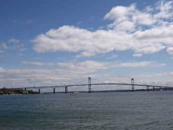 the bridge by Jamestown RI