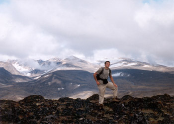 me atop Duval Peak, Pangnirtung