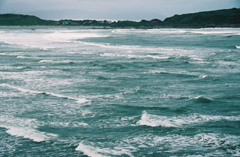 rough sea, New Zealand