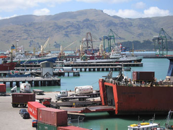 Governor's bay docks near Christchurch, New Zealand
