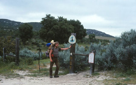 Start of the trail, Mexican Border