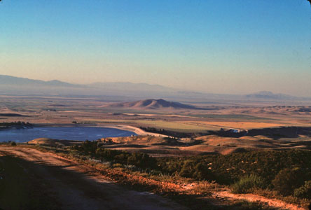 Fairmont Reservoir and Mojave Desert