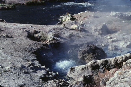Hot spring at Mammoth Mountain