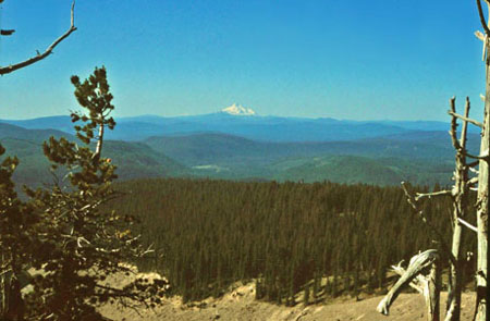 Looking back at Mt Jefferson