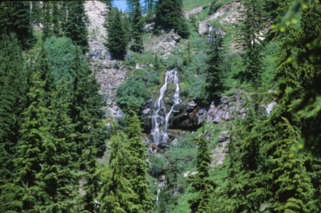 Waterfall on Mt Hood