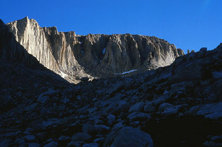 On the way up Mt Whitney