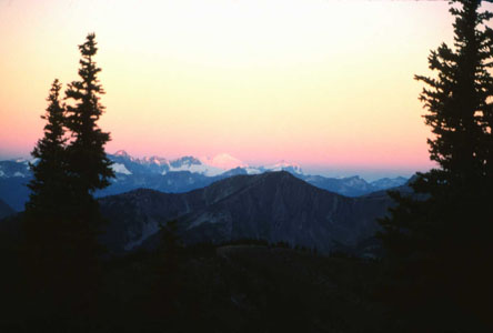 Mt Baker at Sunrise