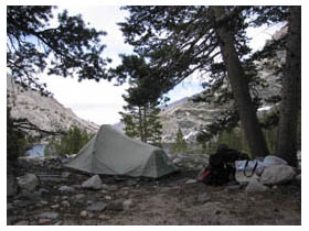 my tent at camp