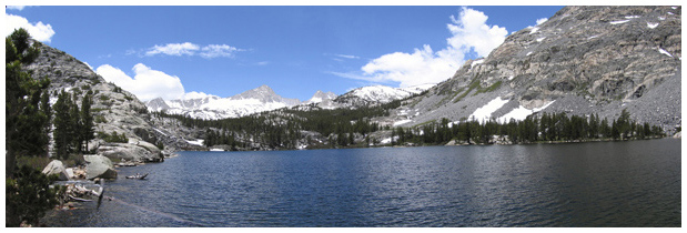 pine lake panorama