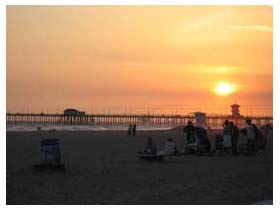 Huntington Beach sunset