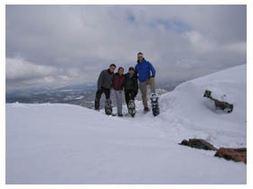 donner peak group shot