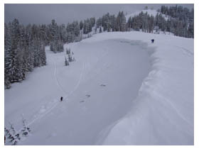 Doug before jumping off cornice