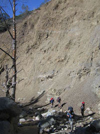 hiking up Santa Paula Canyon, Los Padres National Forest