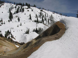 thermal vent in Lassen National Park