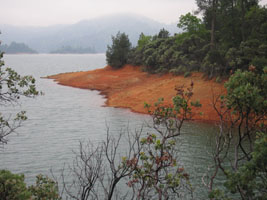 hiking at Shasta Lake, California