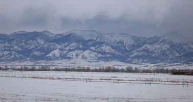 The hills near Bozeman, Montana