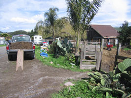 loading compost in petaluma