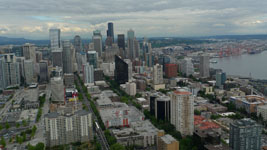 seattle from the space needle