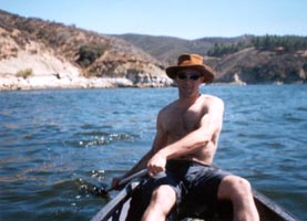 me paddling on castaic lake