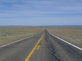 empty desert road