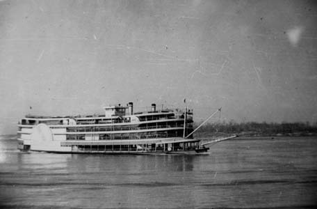 The President Pleasure Boat in New Orleans Harbor.